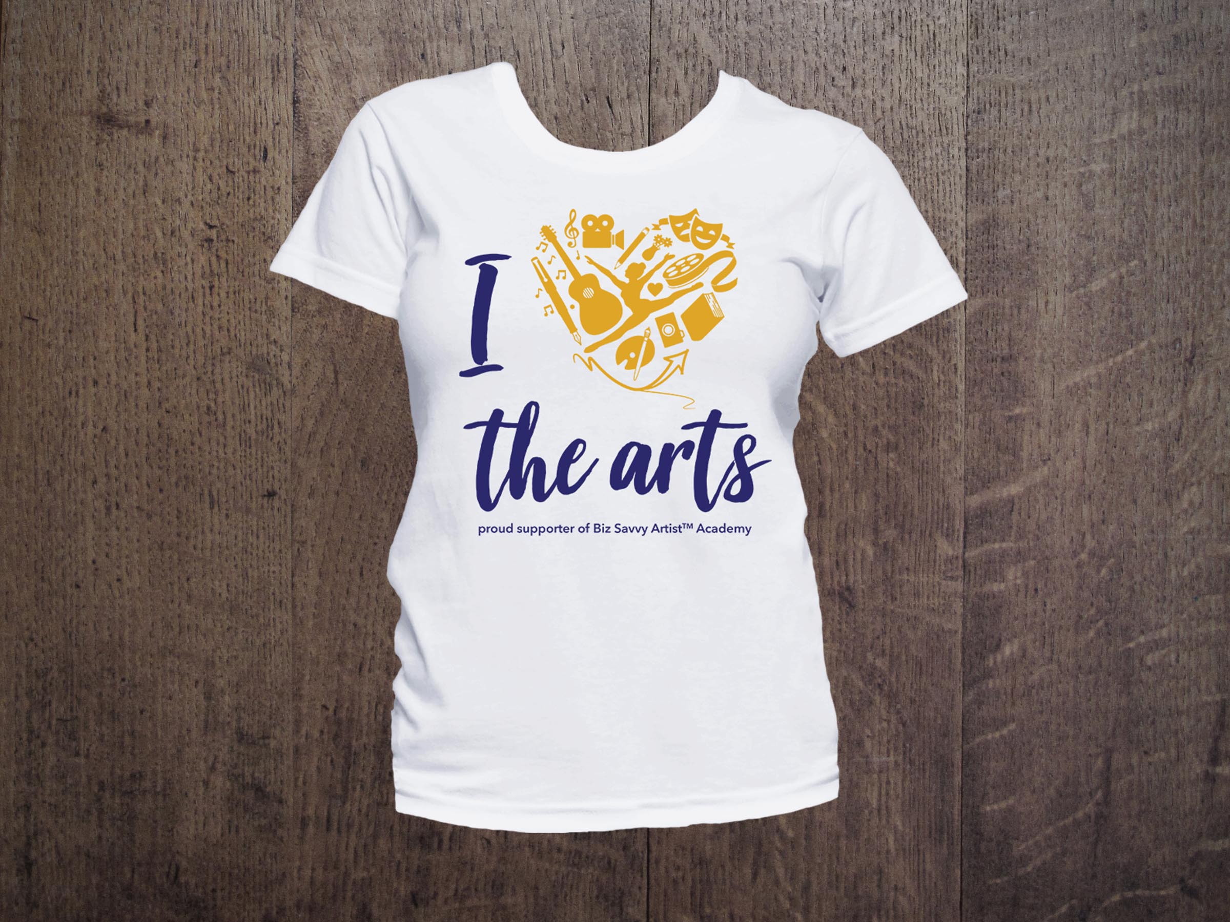 Womens I <3 the Arts Tshirt
